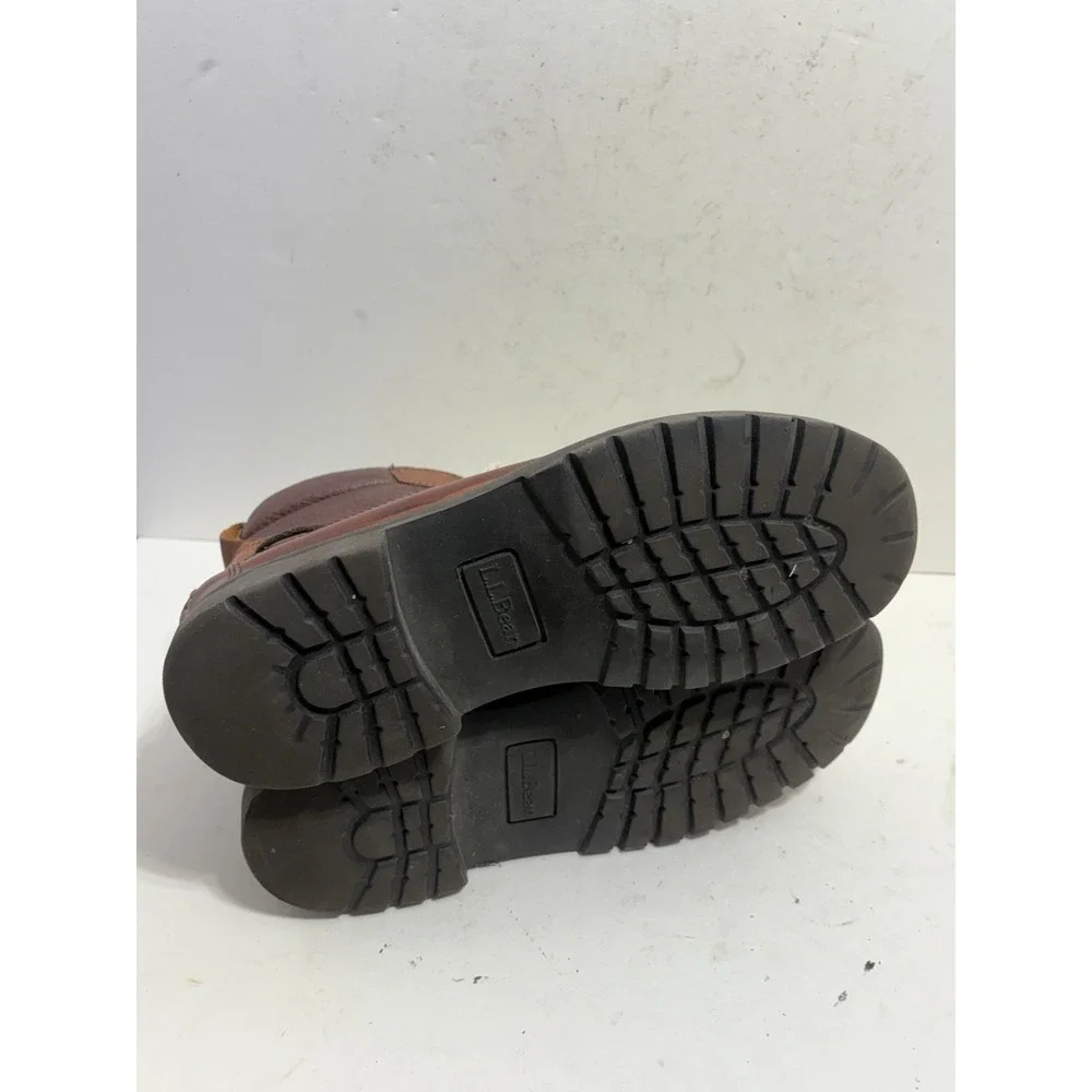 LL Bean Allagash Boots Men Shoes‎ Brown Bison Leather Chukkas Gorpcore 8.5 EE